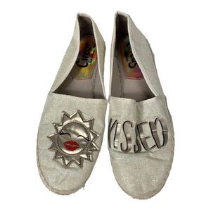 Circus by Sam Edelman Gold Sun Kissed Slip On Espadrille Loafer Shoe
